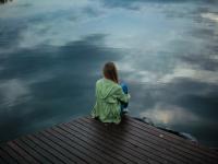 girl looking at water